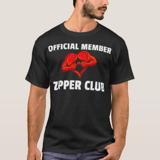T-shirt Zipper Club Open Heart Chirurgie Survivor Cadeau B