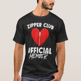 T-shirt Zipper Club Open Heart Surgery Recovery