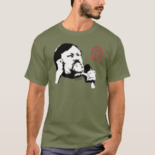 T-shirt Zizek et l'Objet Petit a Gravure sur bois