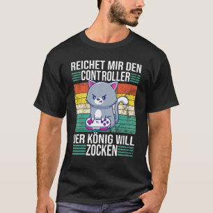 T-shirt Zocken Reichet Mir Den Contrôleur König Ps5 Consol