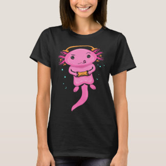 T-shirt Zocker Axolotl  Video Gaming  for Gamers