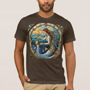T-shirt Zodiac - Aquarius La Sirène Du Porteur D'Eau