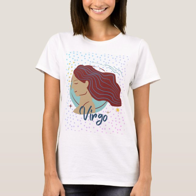 T-shirt Zodiac femme Virgo moderne (Devant)
