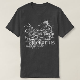 T-shirt Zodiac Vintage Aquarius