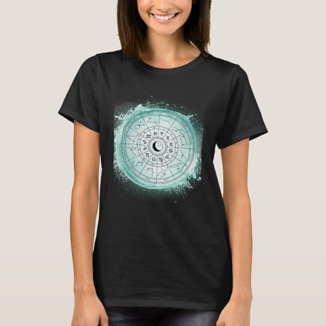 T-shirt Zodiac wheel (Devant)