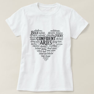 T-Shirt Zodiaque Bélier pour Femmes Design en Nu