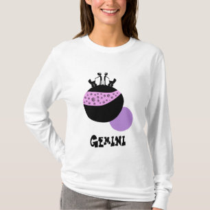 T-shirt Zodiaque de maternité mignon des Gémeaux des