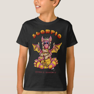 T-shirt zodiaque mignon de dragon de bébé de Scorpion