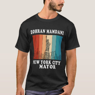 T-Shirt Zohran Mamdani Pour Maire de NYC