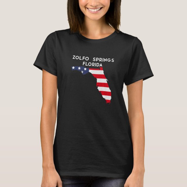 T-shirt Zolfo Springs Floride États-Unis Amérique Voyage F (Devant)