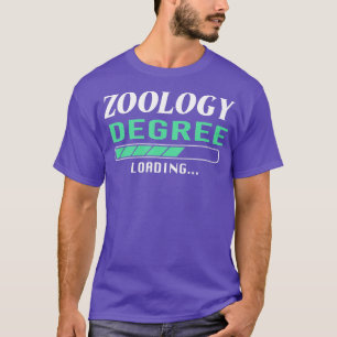T-shirt Zologie Chargement de diplôme pour le futur zoolog