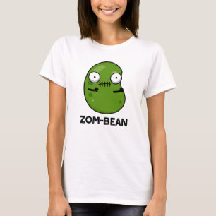 T-shirt Zom-bean Drôle Halloween Zombie Bean Pun