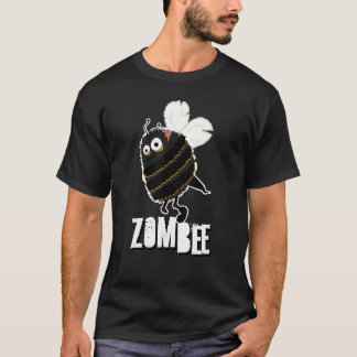 T-shirt Zombee Bee Zombie Halloween Bumblebee Yellow Spook