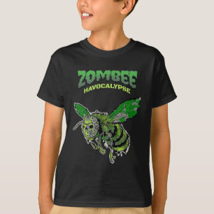 T-shirt Zombee Havocalypse Soky Funny Halloween Bee W_hock