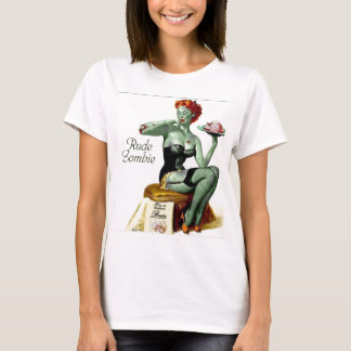T-shirt Zombi grossier "la première morsure "