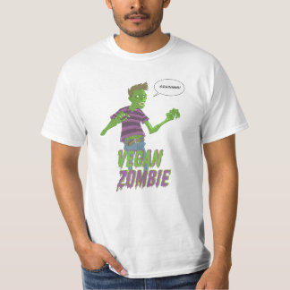 T-shirt Zombi végétalien