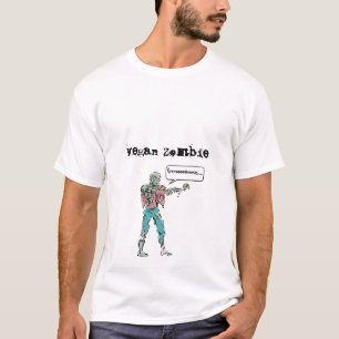 T-shirt Zombi végétalien