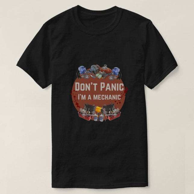 T-shirt Zombie 7 Days to The Funny Mechanic Gamer Classic (Design devant)