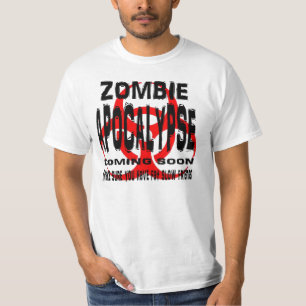 T-shirt Zombie Apocalypse ont de gros amis lents
