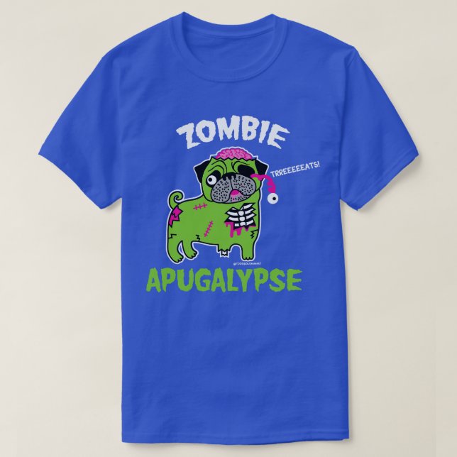 T-SHIRT ZOMBIE APUGALYPSE (Design devant)
