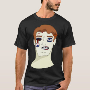 T-shirt Zombie avec goutte d'oeil