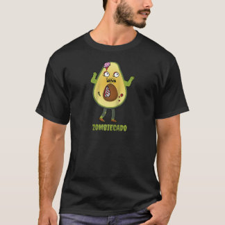 T-shirt Zombie Avocado Monster Undead Costume Drôle Hallow