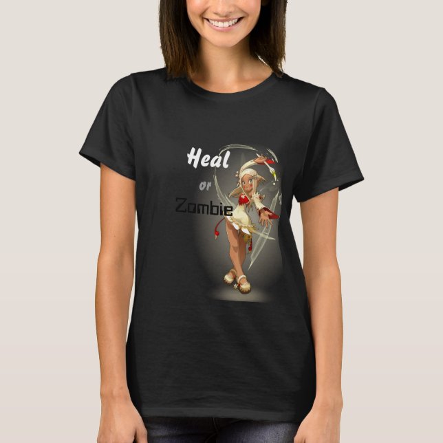 T-shirt zombie de guérison (Devant)