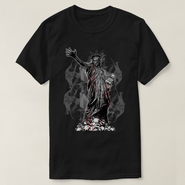 T-shirt Zombie de la Liberté (Design devant)
