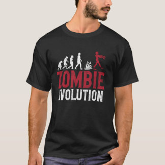 T-shirt Zombie d'évolution de zombie
