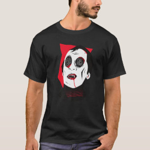 T-shirt Zombie effrayant déplaisants yeux de sang vampire 