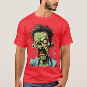 T-shirt Zombie Éffrayant Halloween Horreur Goth Zombies 2