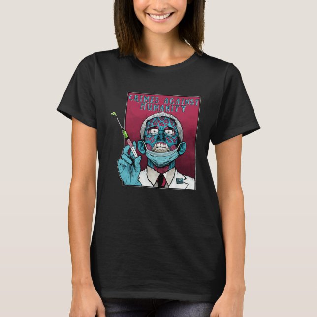 T-shirt Zombie Fauci Science anti Mandate Arrest Dr Fauci (Devant)