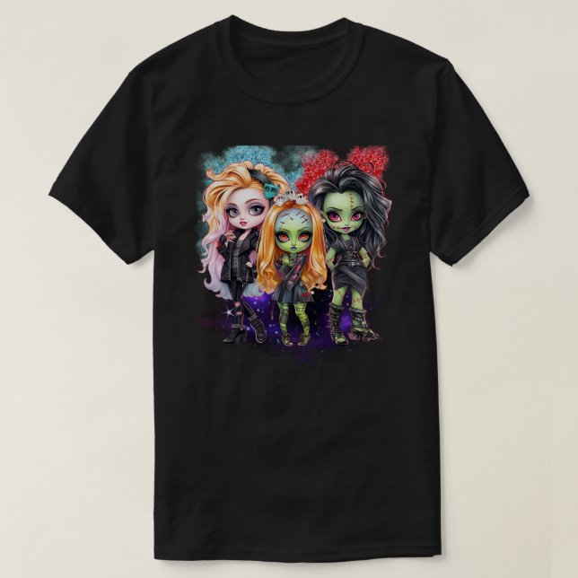 T-shirt Zombie Girls (Design devant)