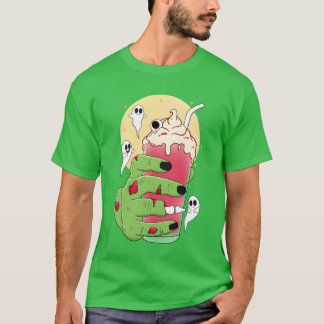T-shirt Zombie Halloween Boisson garçon