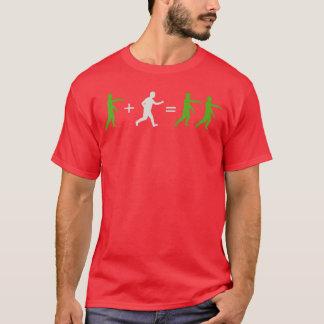 T-shirt Zombie Halloween Maths Horreur Hommes Femmes ami