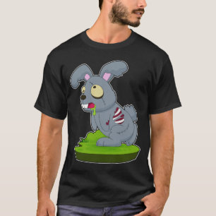 T-shirt Zombie Halloween Rabbit