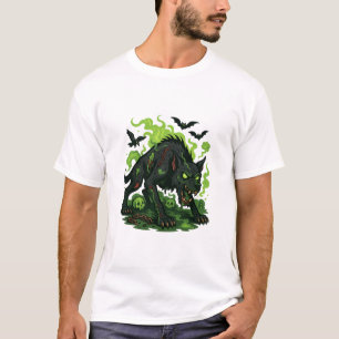 T-shirt Zombie Hound des Baskervilles - Dessin Horreur