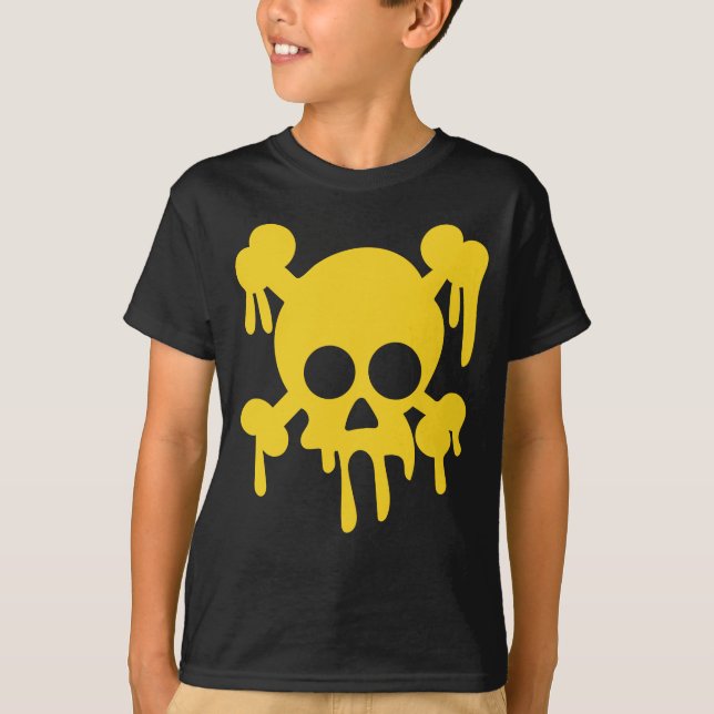 T-shirt Zombie Kids' Hanes TAGLESS® (Devant)