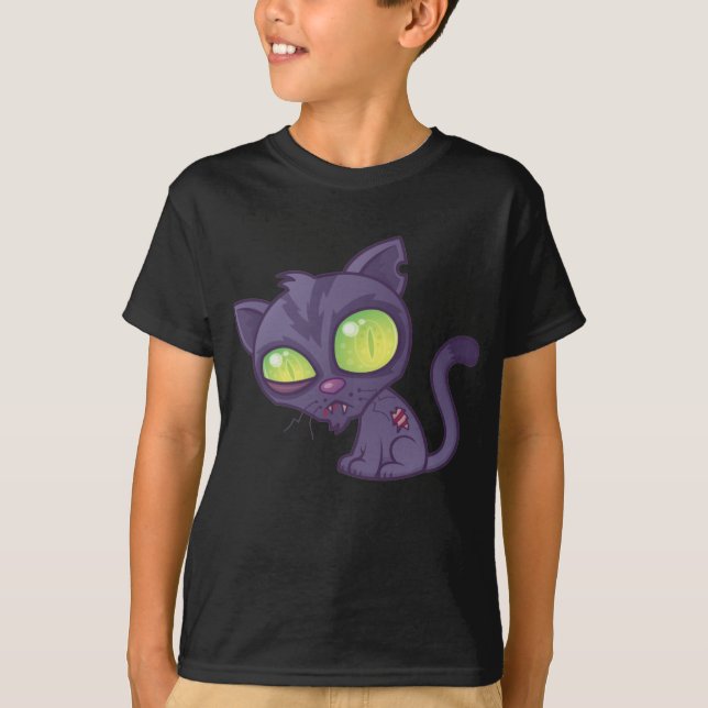 T-shirt Zombie Kitty (Devant)