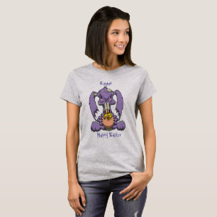 T-shirt Zombie lapin aime les oeufs