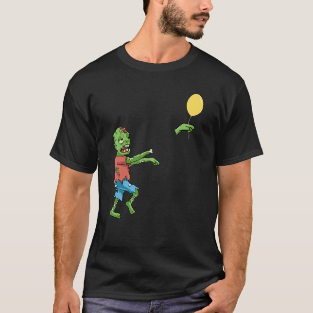 T-shirt Zombie Lost His Balloon (Devant)