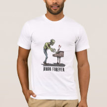 T-shirt Zombie Music Forever