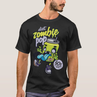 T-shirt Zombie Pop Sugar Free Funny Saying Humor Quotes