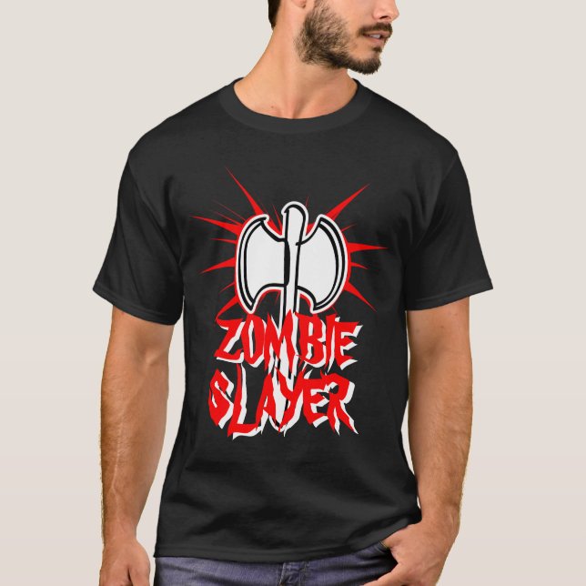 T-shirt Zombie Slayer (Devant)