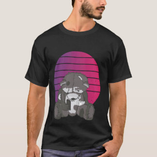 T-shirt Zombie teddy éffrayant teddy déplaisant mignon thè