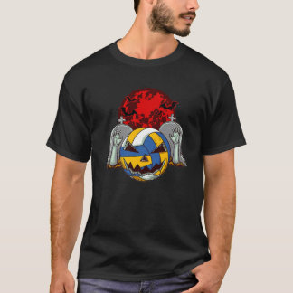 T-shirt Zombie Volley Players Halloween Costume