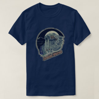 T-shirt Zombie Walrus Original Rétro Retro Revêtu