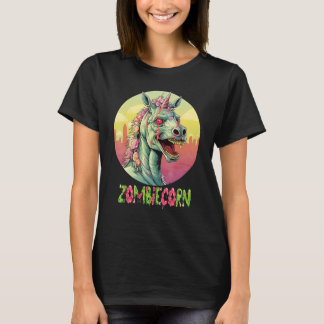 T-shirt Zombiecorn Zombie Unicorn I Love Brainbows Punk Ha