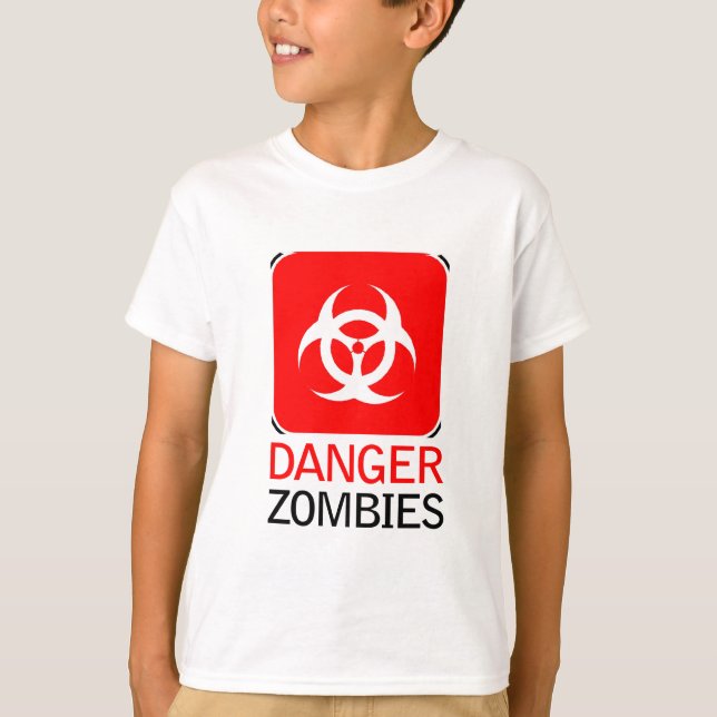 T-shirt Zombies dangereux (Devant)