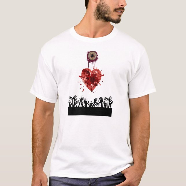 T-shirt Zombis du coeur I (Devant)